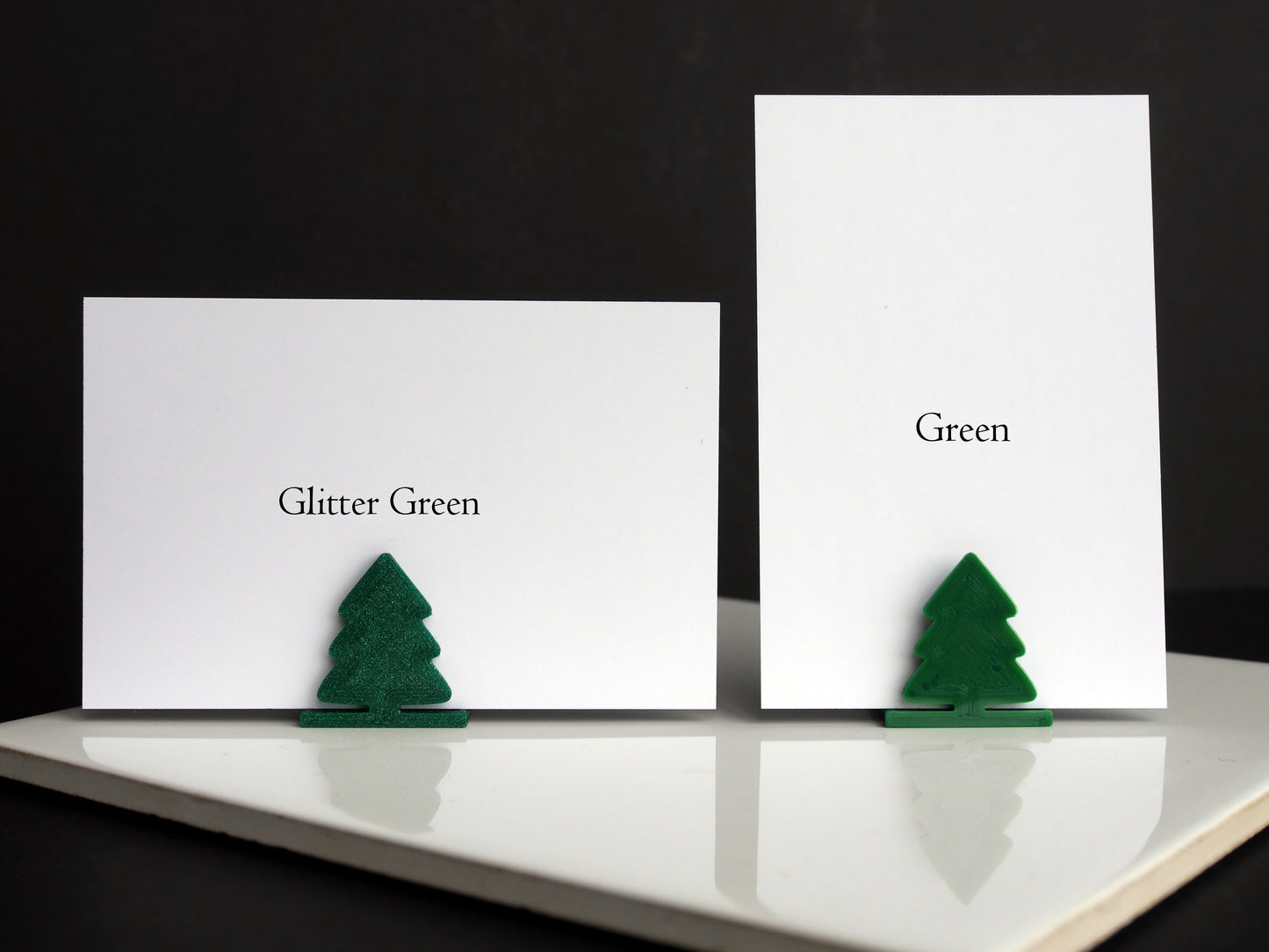 Christmas Tree Shaped Festive Christmas Theme Card Holders