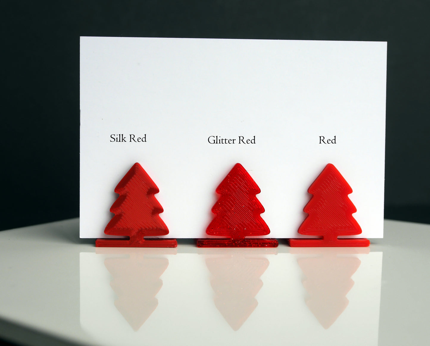 Christmas Tree Shaped Festive Christmas Theme Card Holders