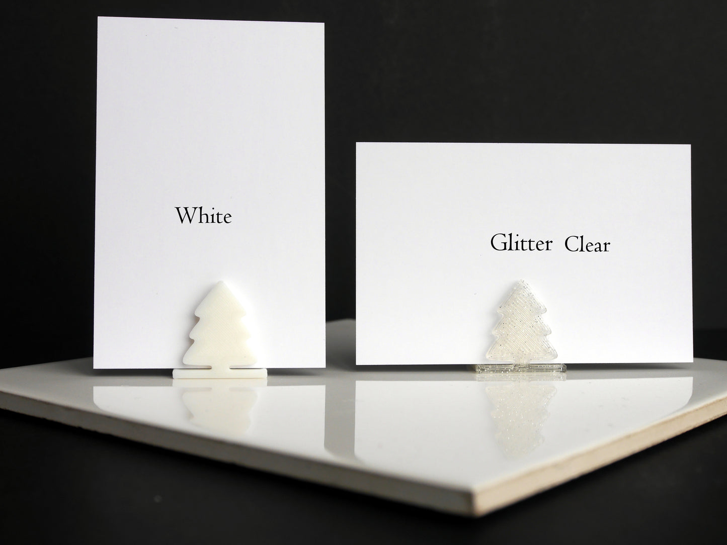 Christmas Tree Shaped Festive Christmas Theme Card Holders