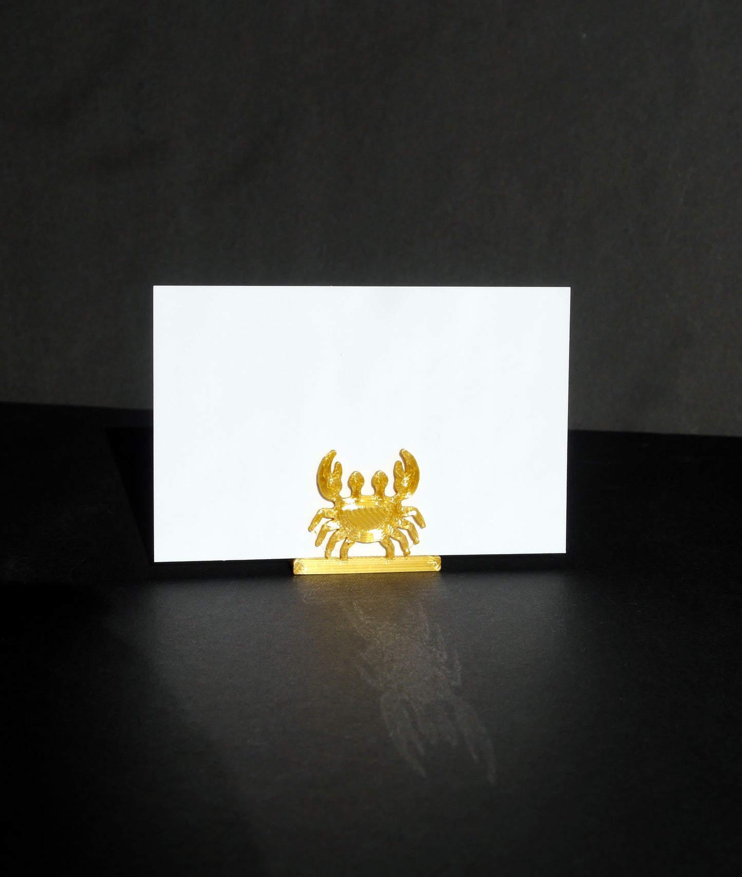 Beach Themed Crustacean Crab Shaped Name Display Card Stands