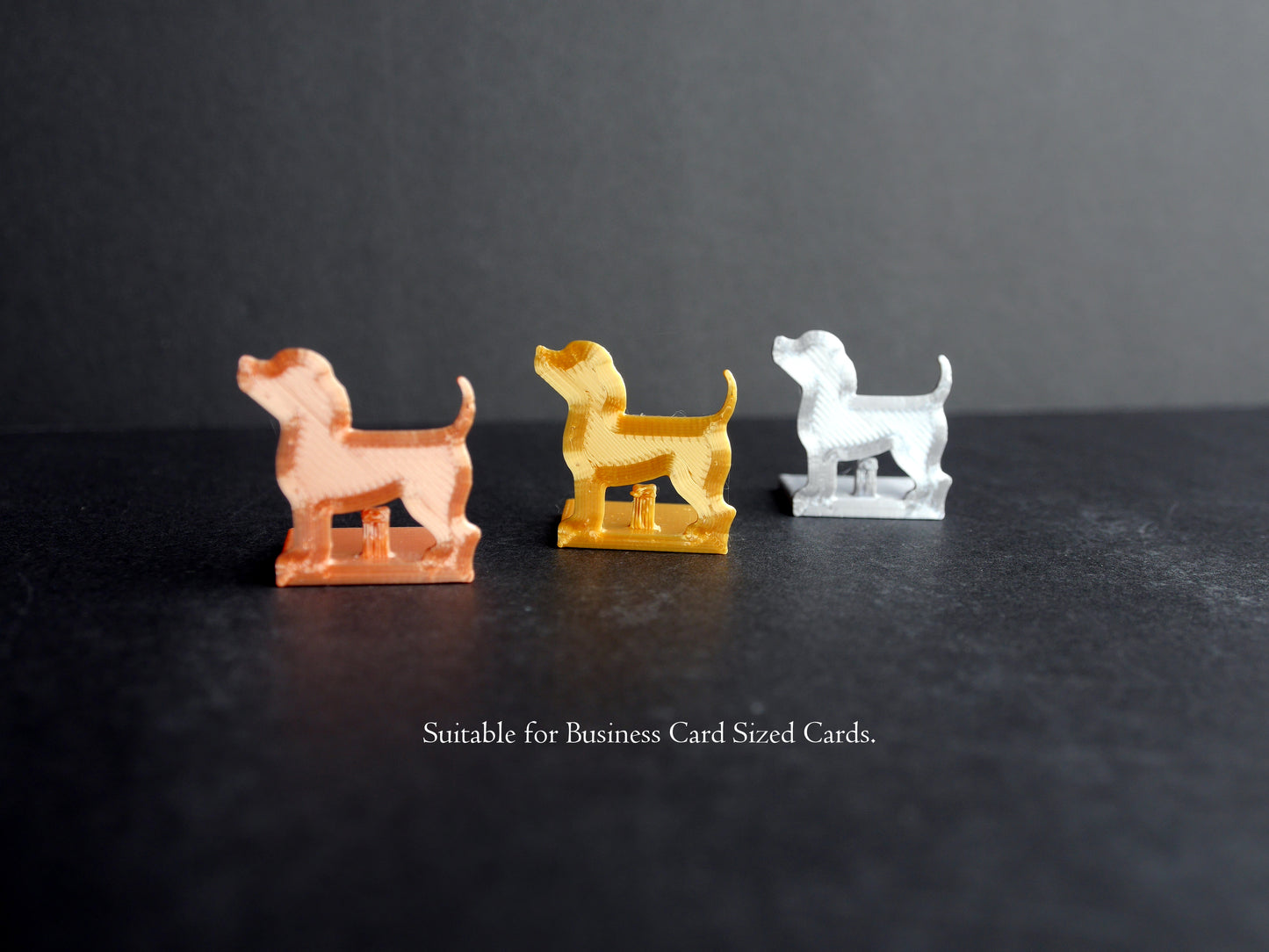 Beagle Dog Shaped Wedding Name Card Display Stands