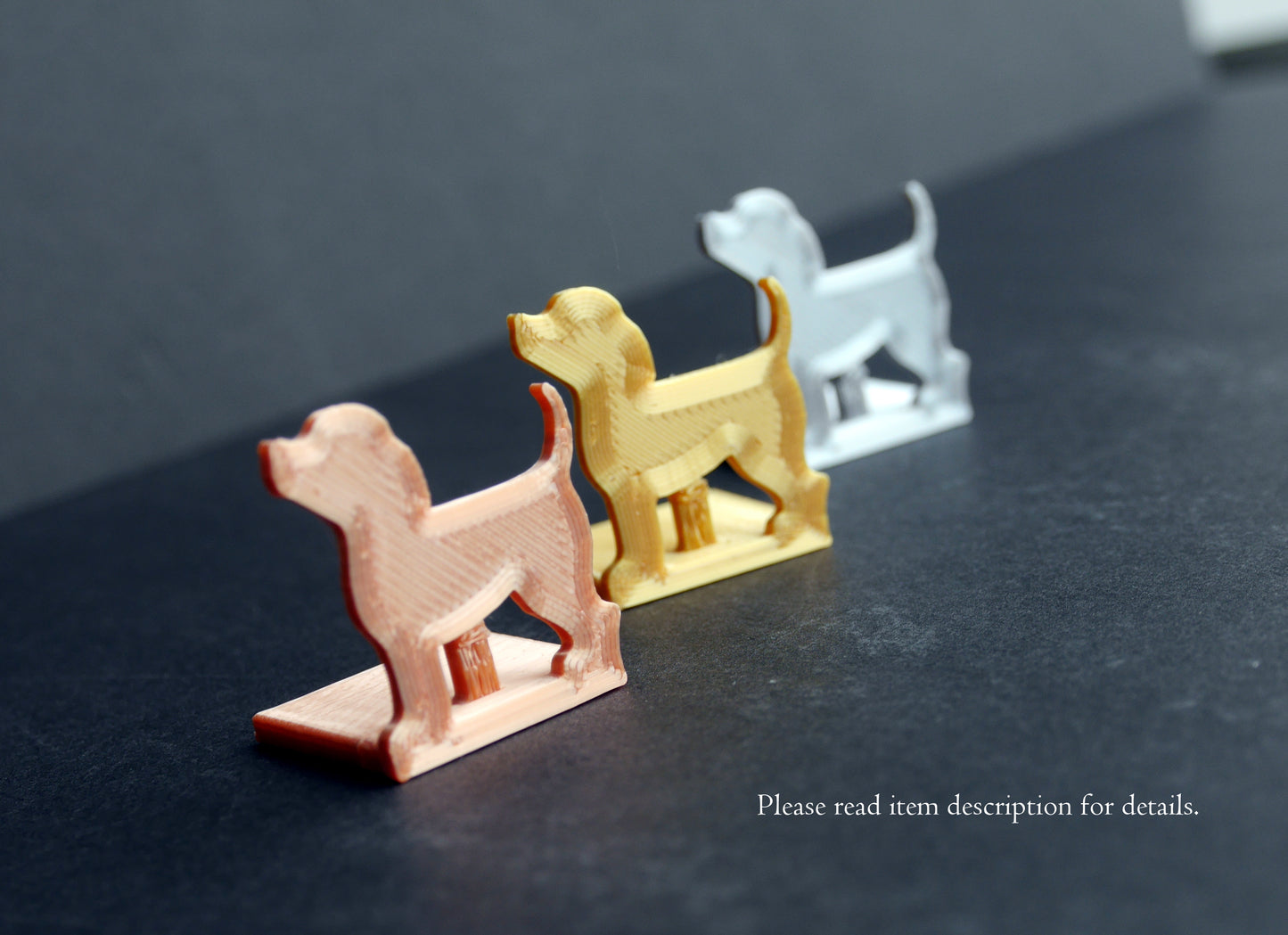 Beagle Dog Shaped Wedding Name Card Display Stands