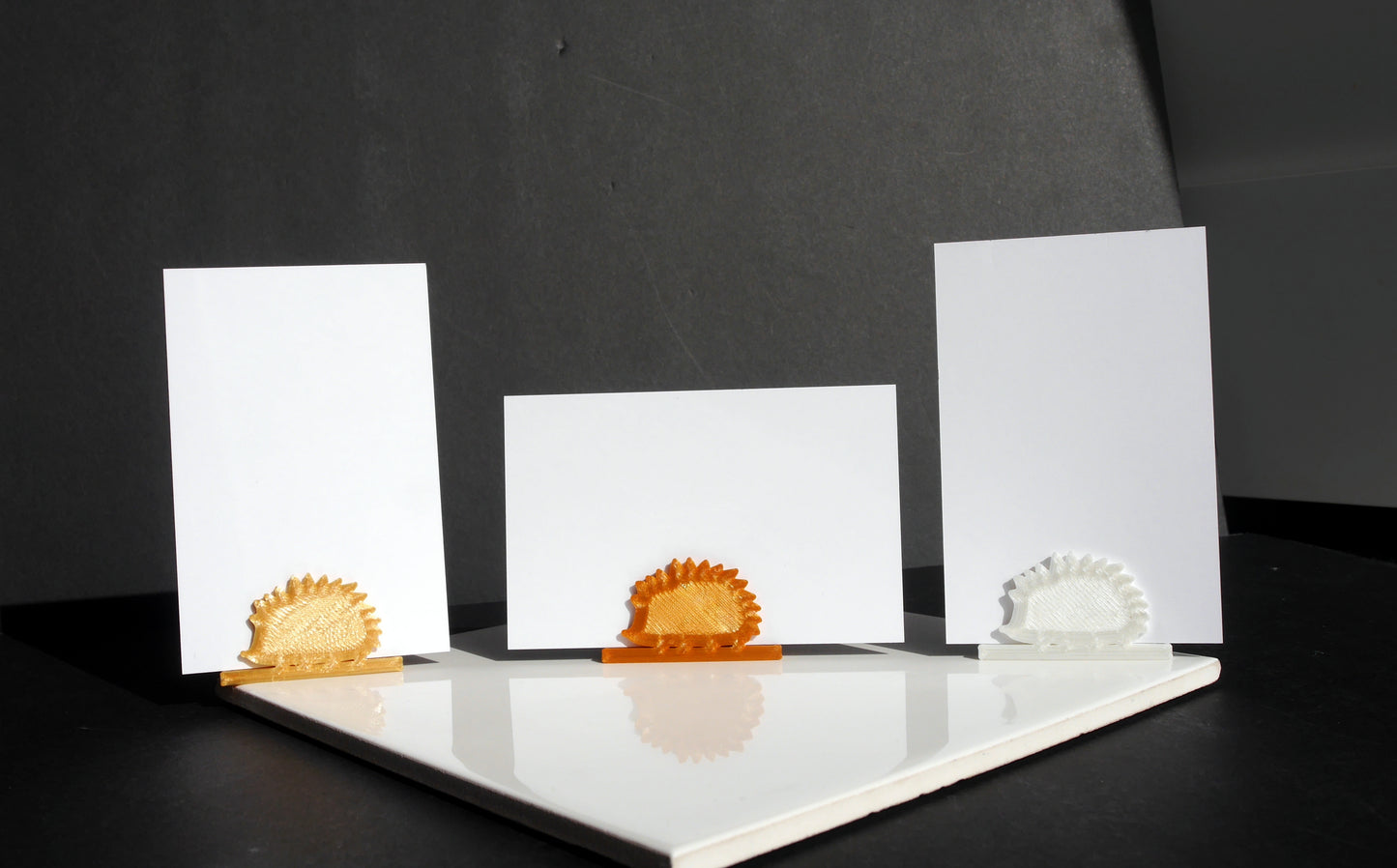 Hedgehog Shape Wedding Name Stands