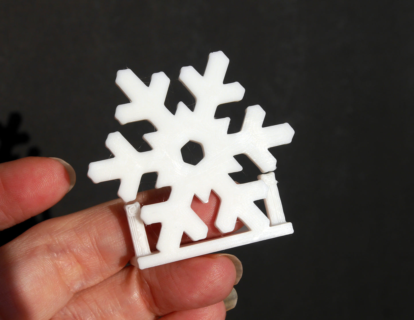 Large Christmas Snowflake Shaped Name Card Place Holders