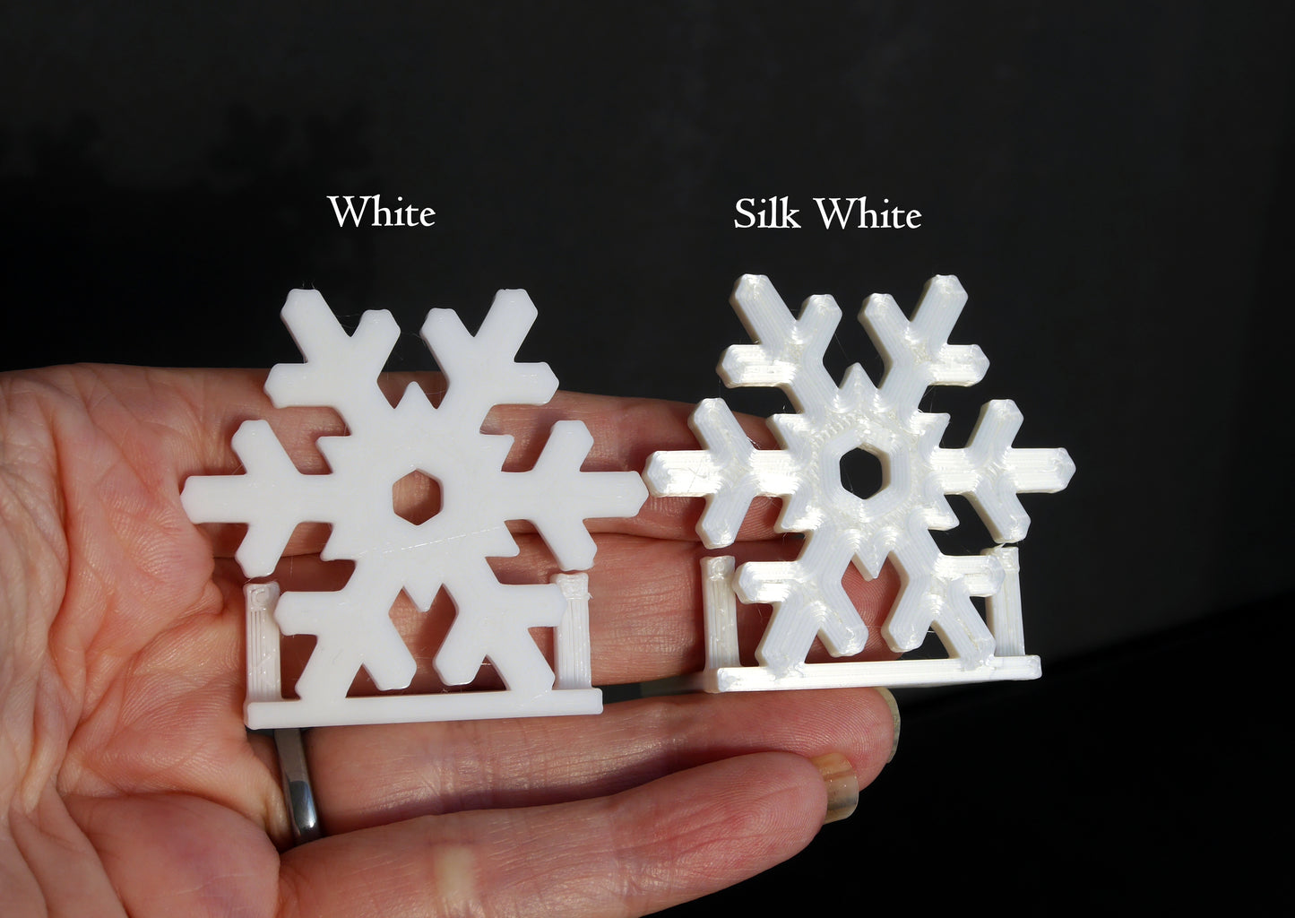 Large Christmas Snowflake Shaped Name Card Place Holders