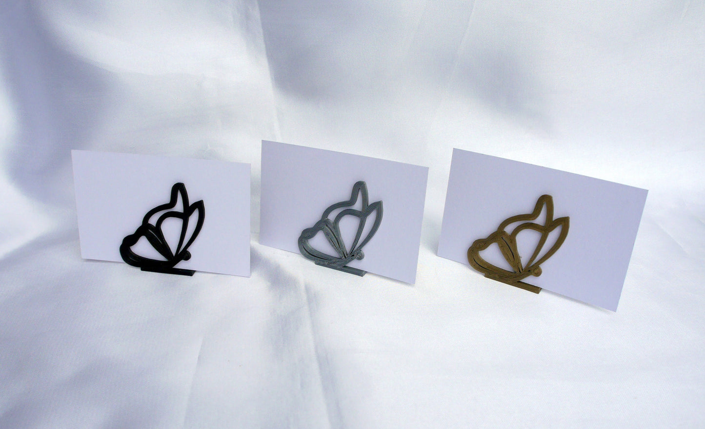 Colourful Butterfly Shaped Event Name Place Card Holders
