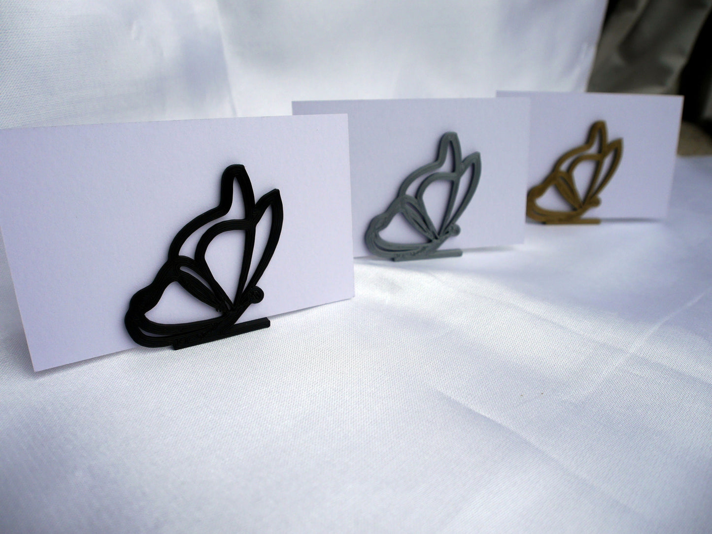 Colourful Butterfly Shaped Event Name Place Card Holders