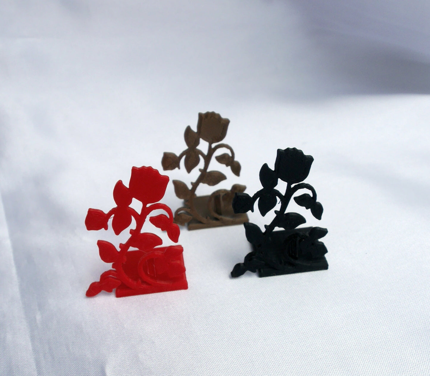 Rose Vine Style Wedding Name Card Stands