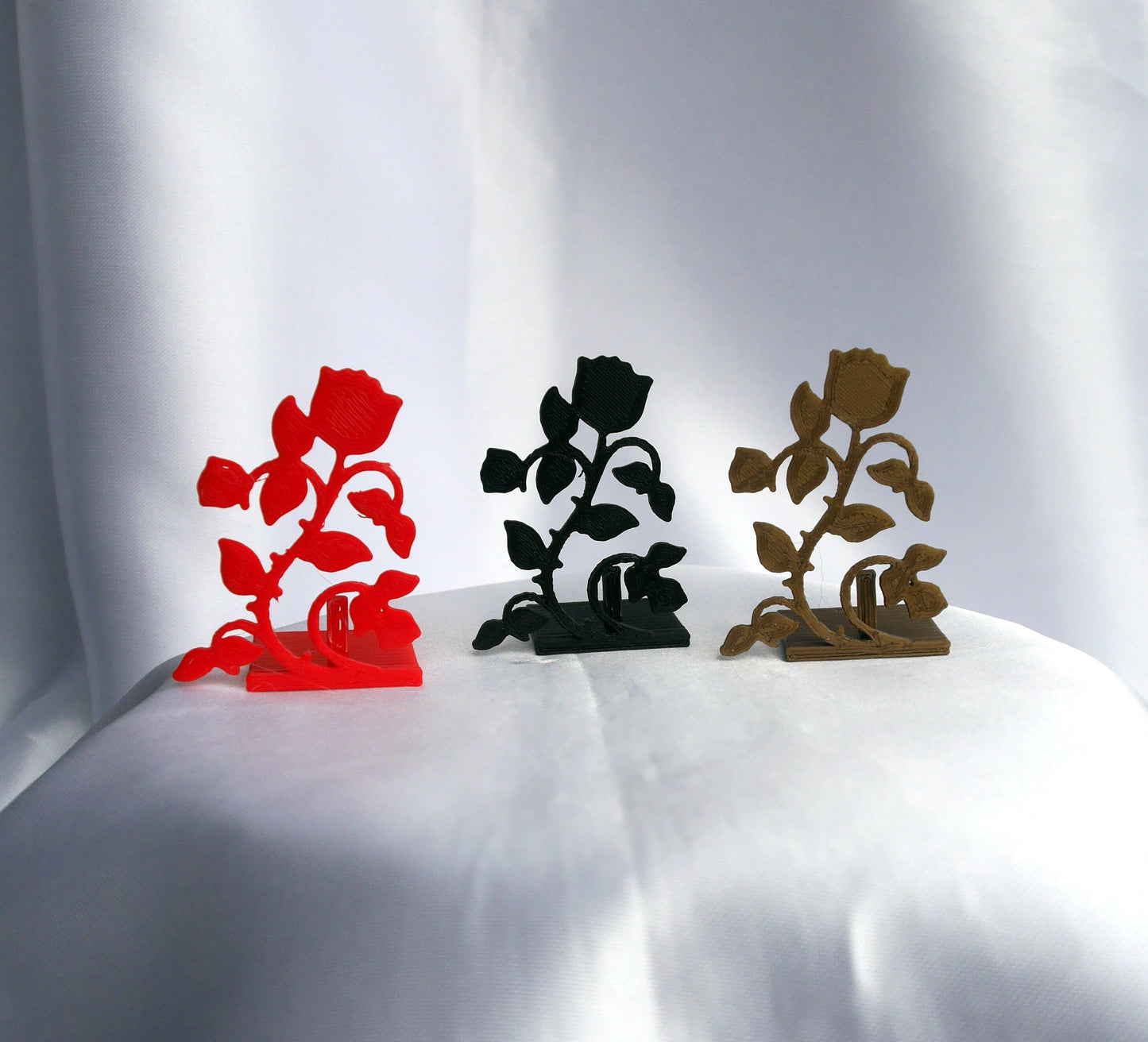 Rose Vine Style Wedding Name Card Stands