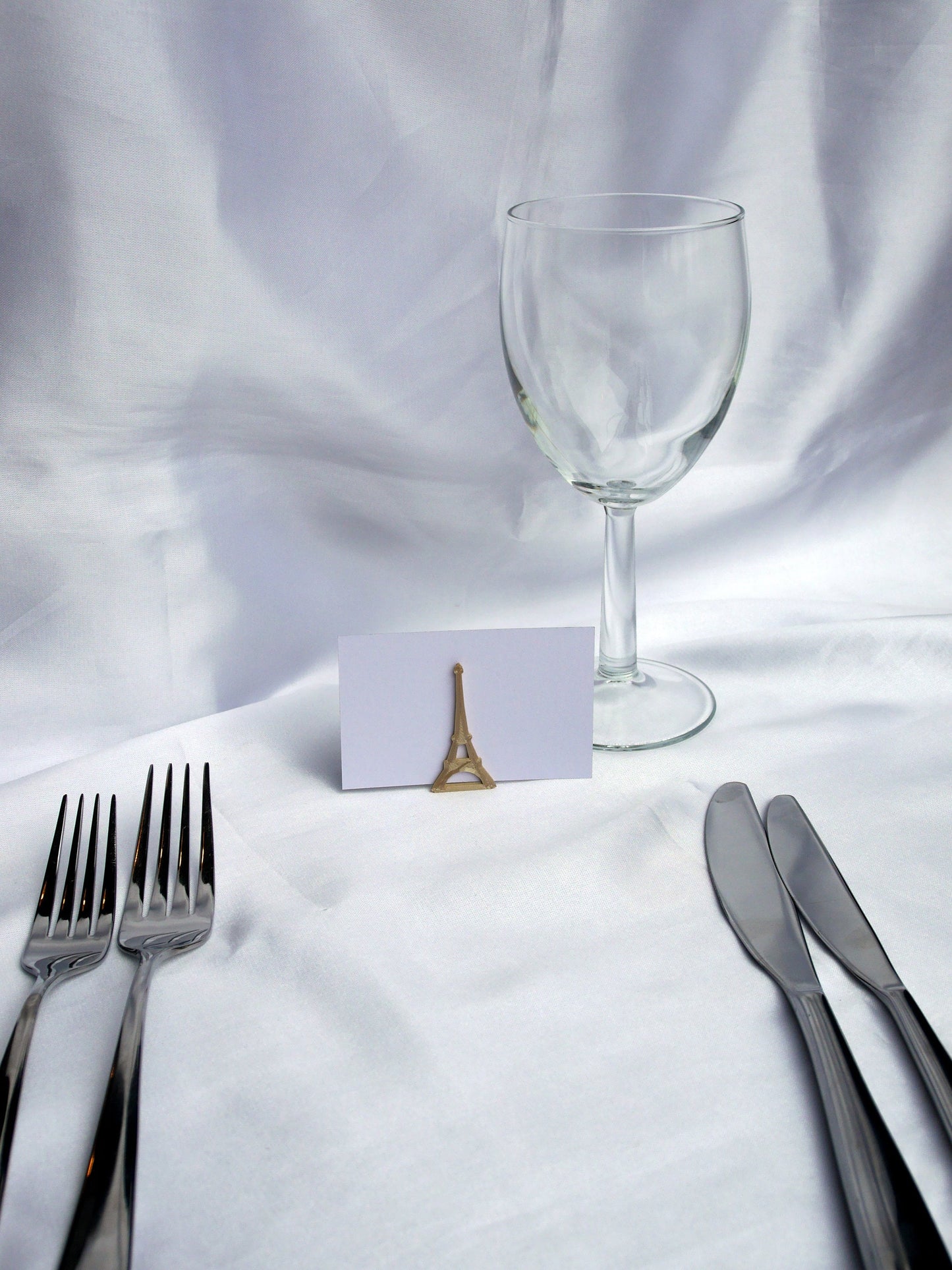 French Paris Tower Theme Wedding Name Display Card Holders