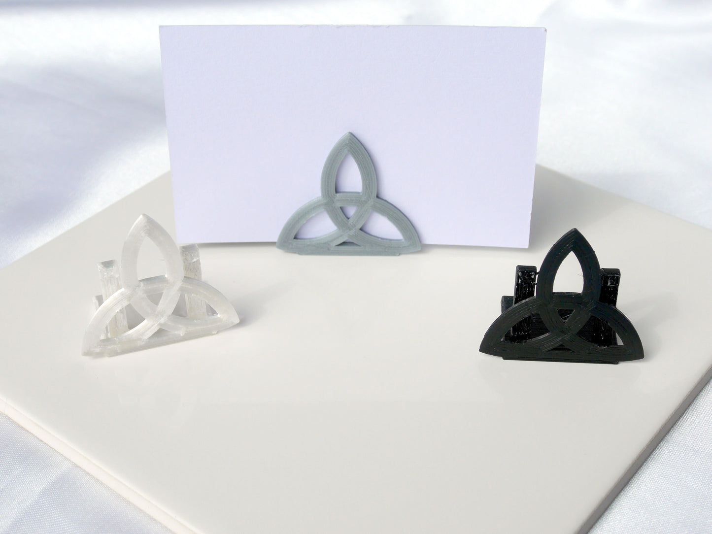 Celtic Symbol Shaped Place Card Holders