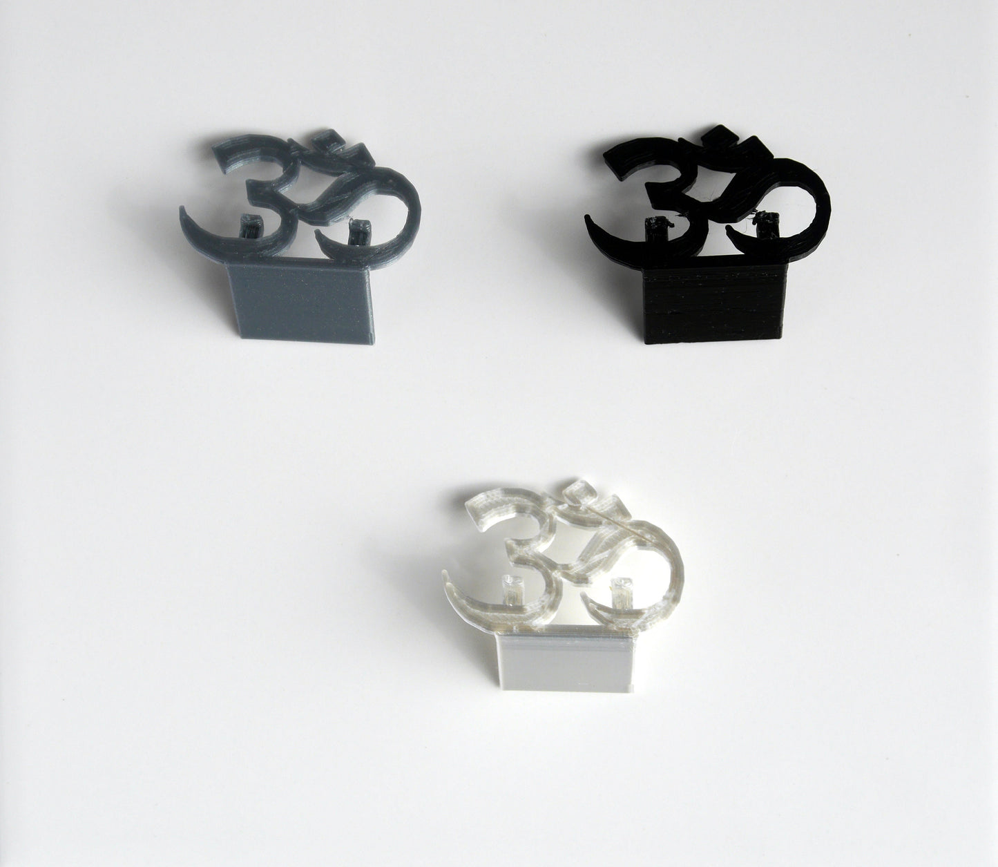 Om Symbol Shaped Hindu Style Name Card Holders