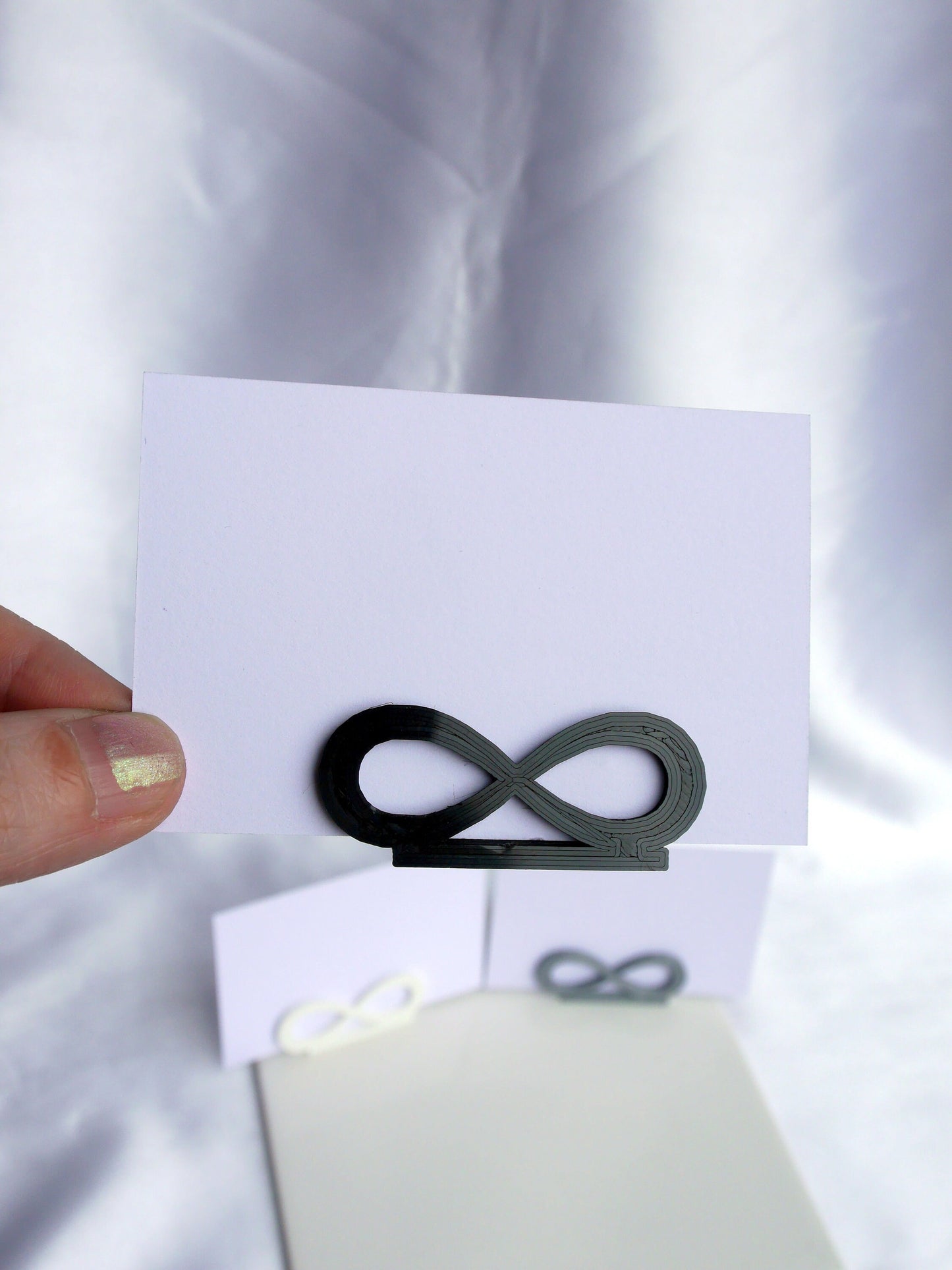 Infinity Symbol Shaped Wedding Name Stands