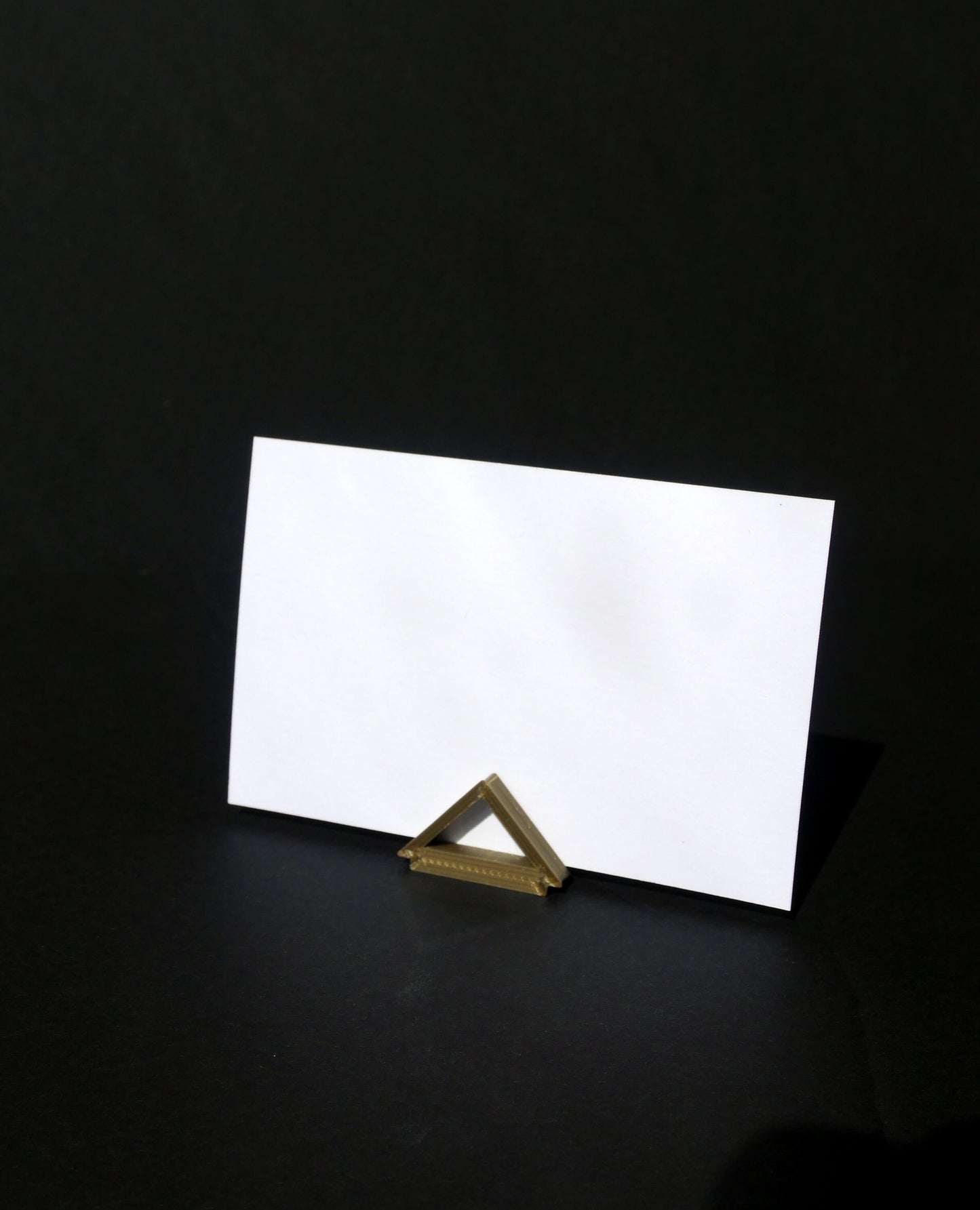 Triangle Shaped Wedding Name Stands