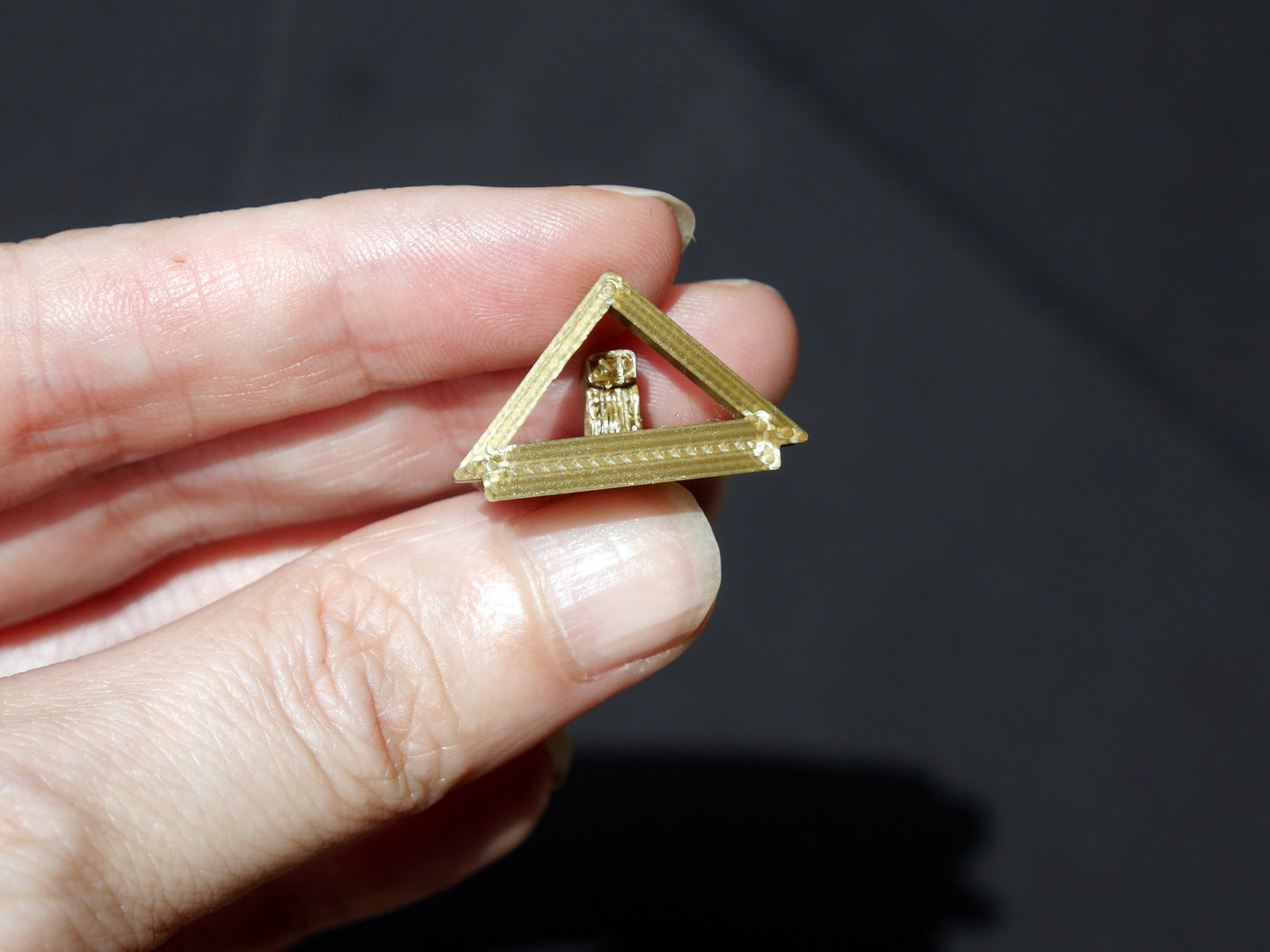 Triangle Shaped Wedding Name Stands