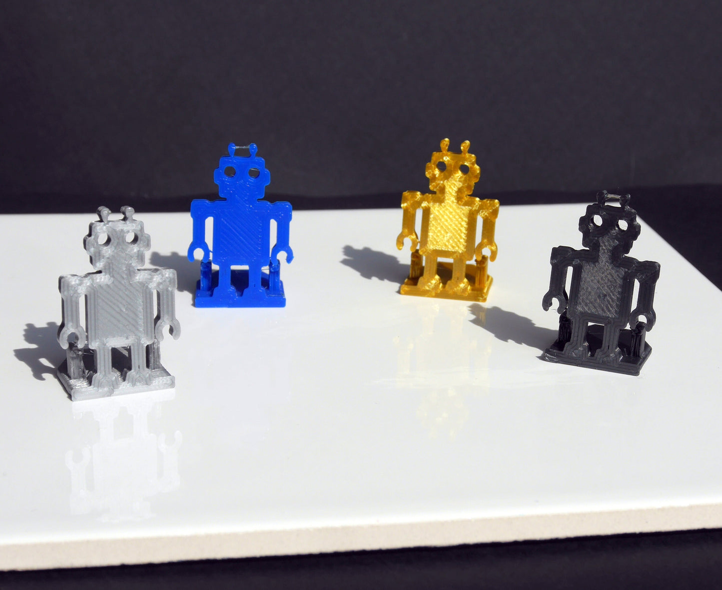 Robot Shaped Name Place Holder