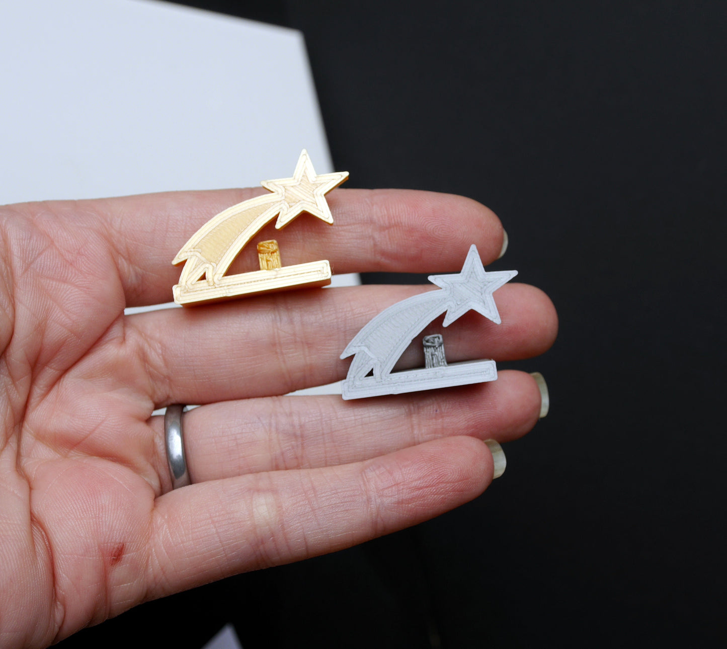 Shooting Star Shaped Wedding Name Stands