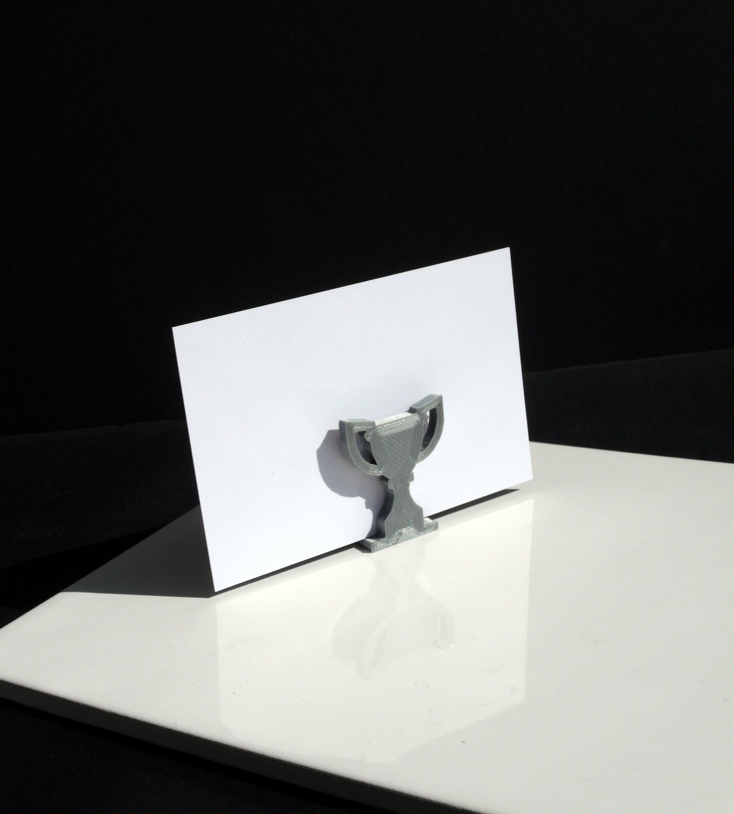 Winners Trophy Shaped Place Card Holders