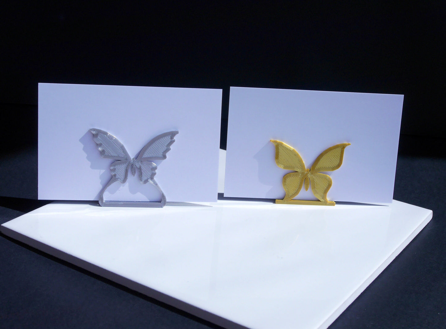 Butterfly Shaped Escort Place Card Holders