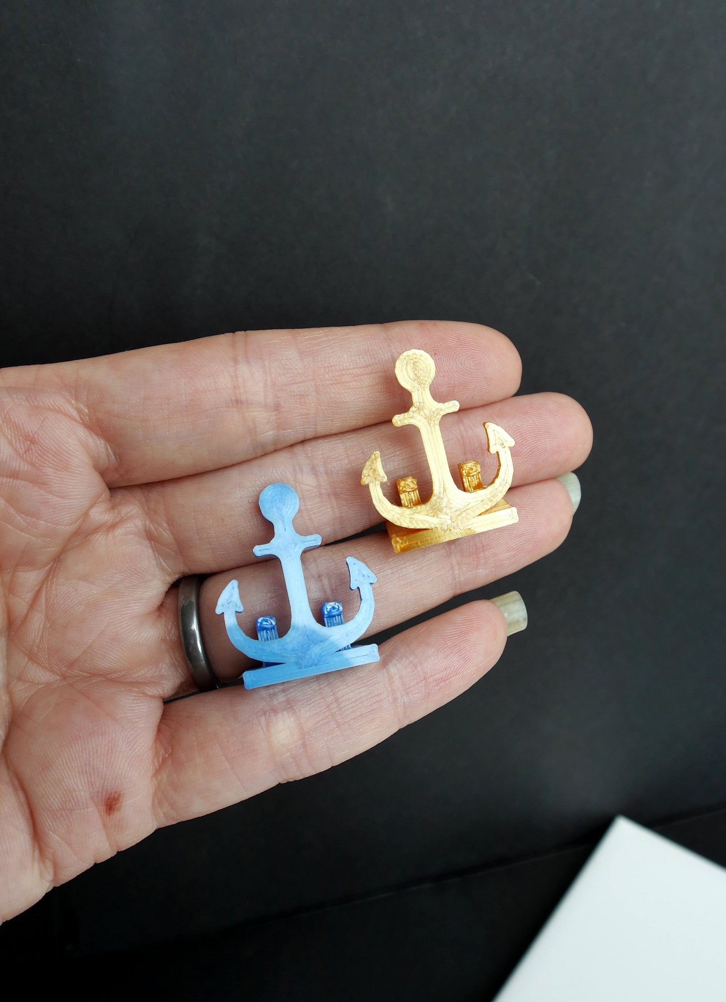 Nautical Boat Anchor Shape Name Place Holders