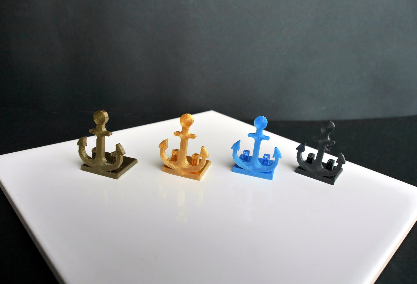 Nautical Boat Anchor Shape Name Place Holders