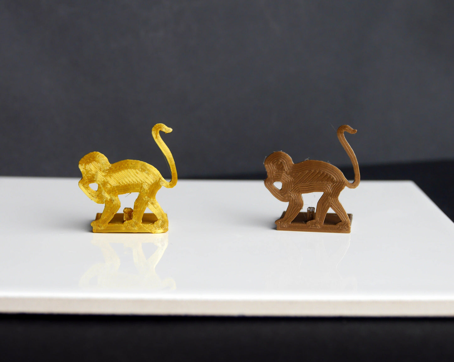 Zoo Themed Name Card Stands - Monkey Elephant Giraffe Shapes