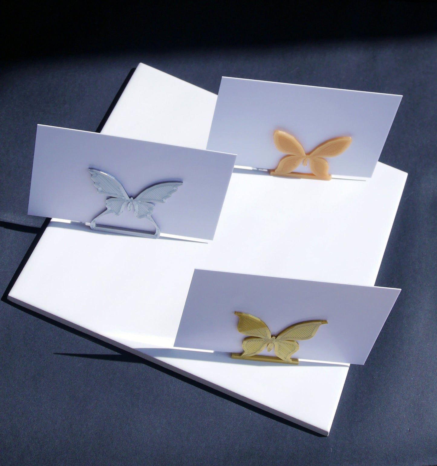 Butterfly Shaped Escort Place Card Holders