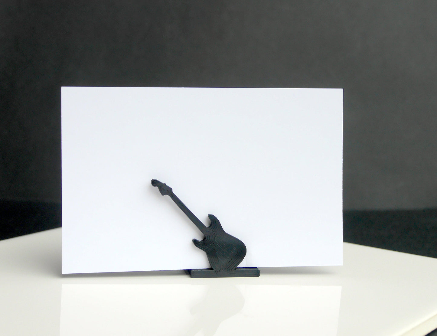 Electric Guitar Shaped Place Card Holders