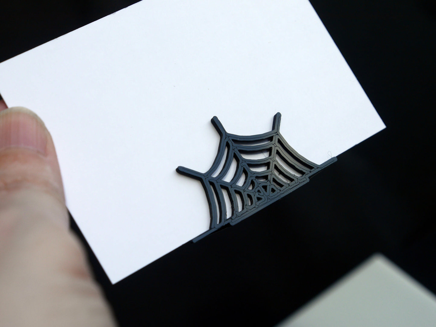 Spider Web Shaped Place Card Holders