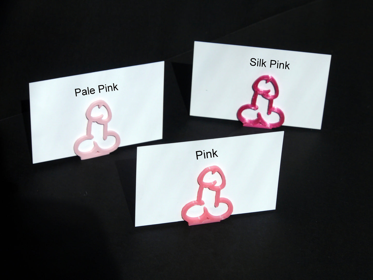 Willy Shaped Party Name Card Holders