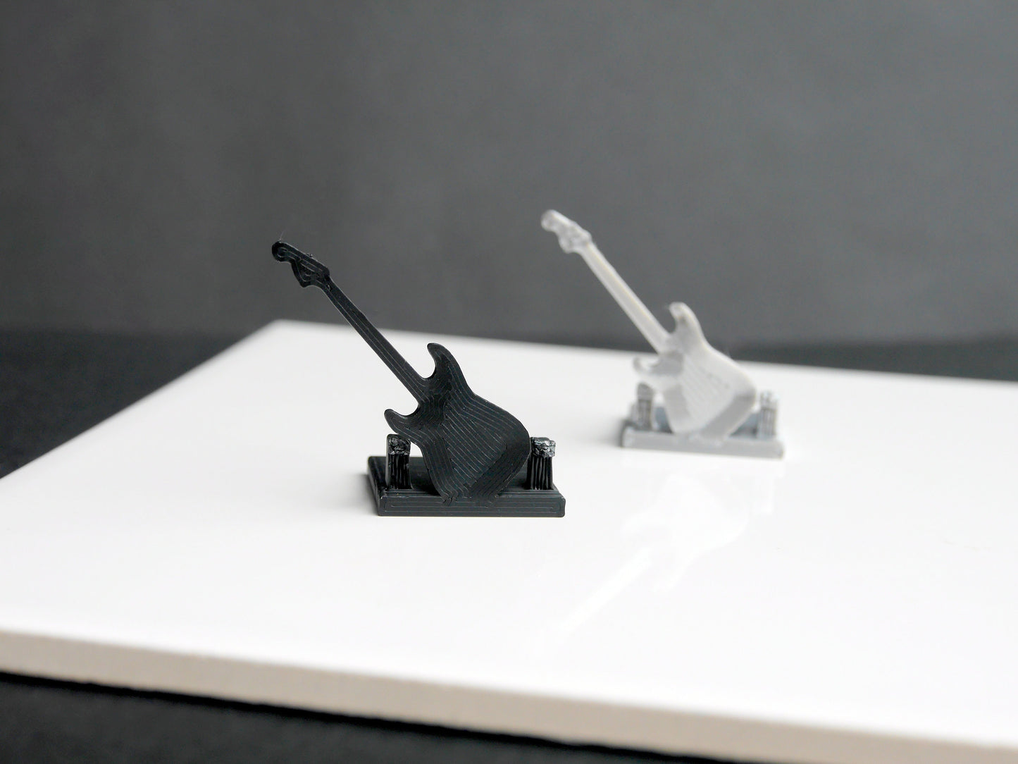 Electric Guitar Shaped Place Card Holders
