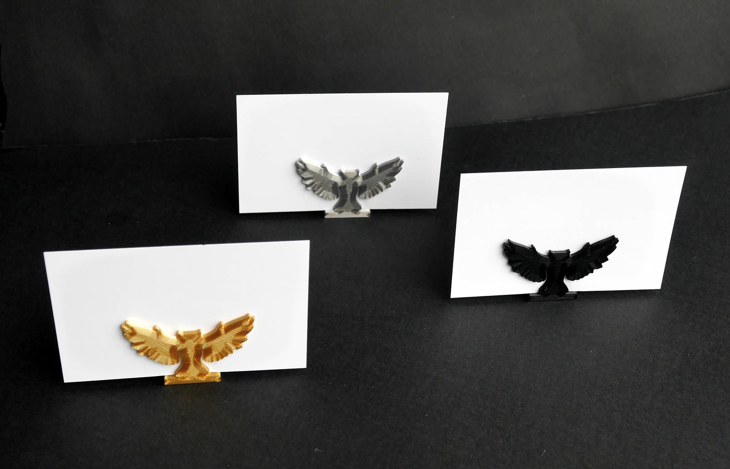 Owl Shaped Wedding Name Stands