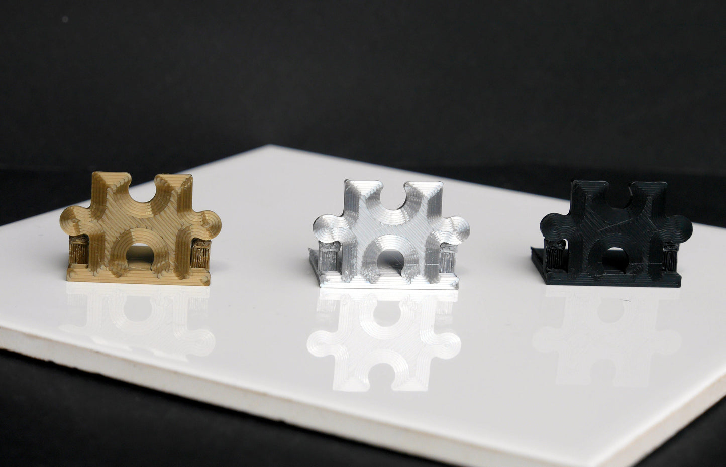 Jigsaw Puzzle Piece Shaped Name Card Stands
