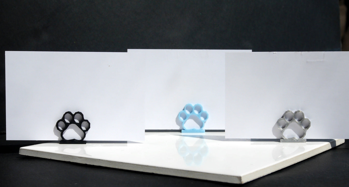 Animal Paw Footprint Shaped Place Holders