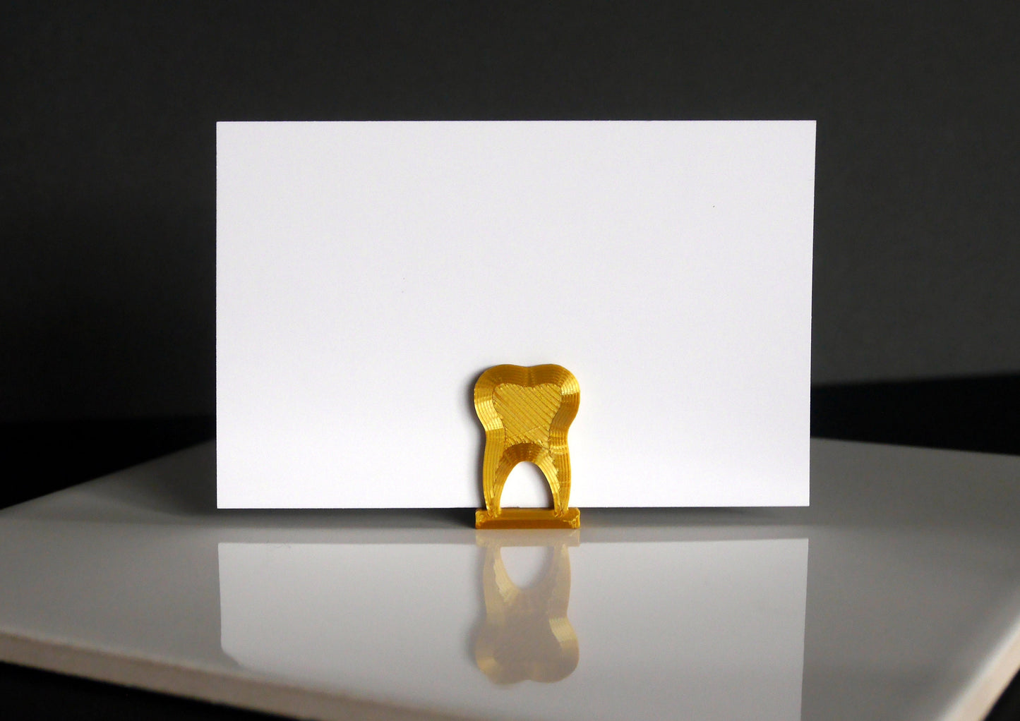 Tooth Shaped Wedding Name Stands