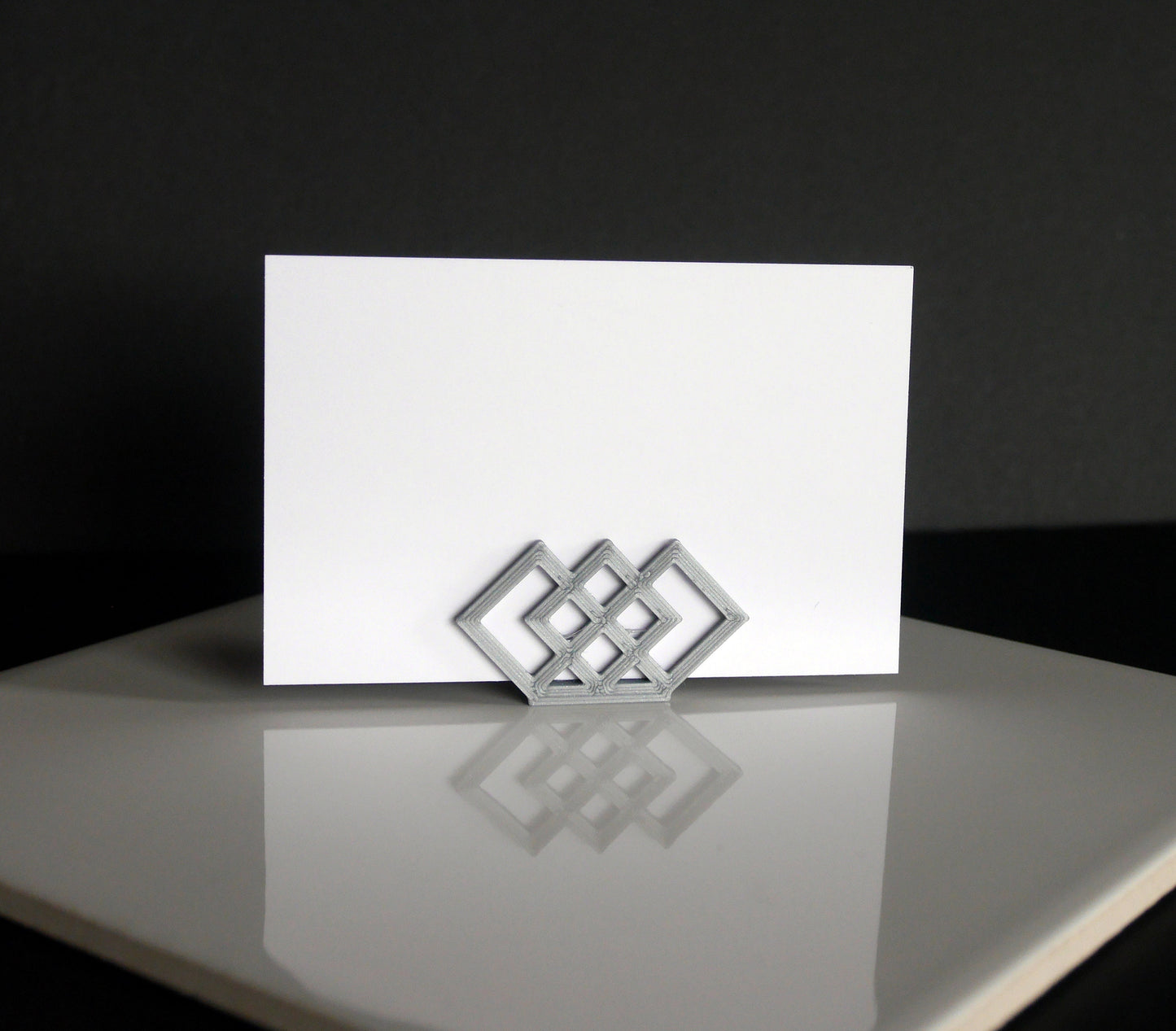 Gatsby Theme Geometric Square Shaped Wedding Name Stands