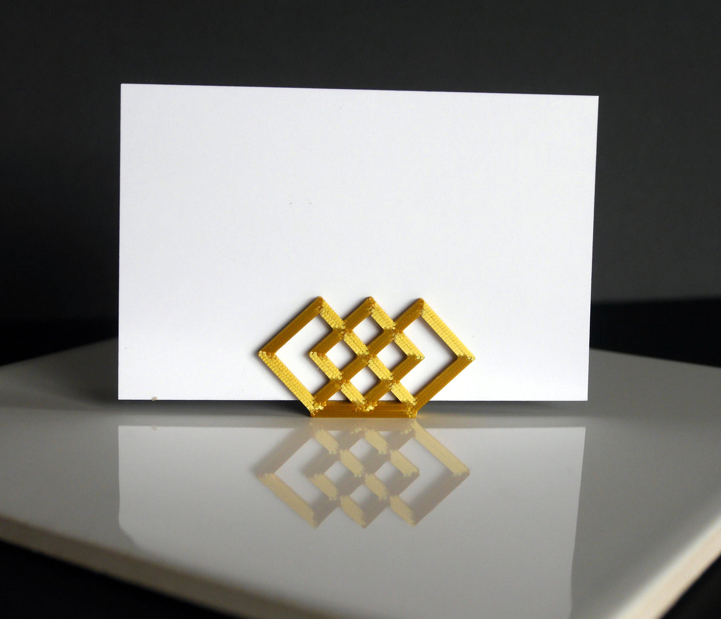 Gatsby Theme Geometric Square Shaped Wedding Name Stands