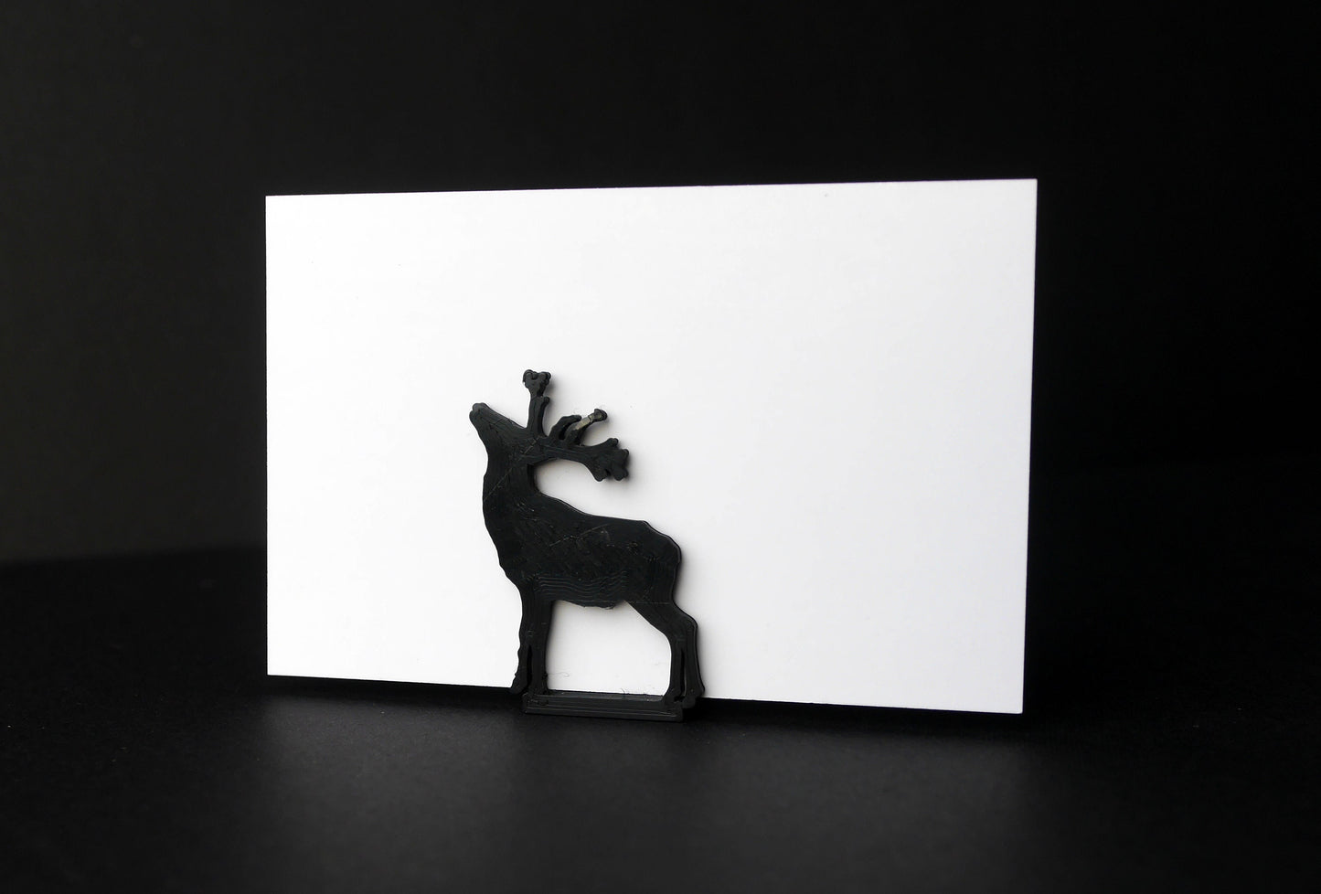 Stag Elk Shape Wedding Name Card Stands