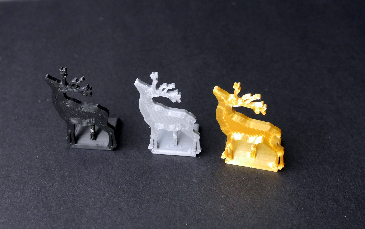 Stag Elk Shape Wedding Name Card Stands