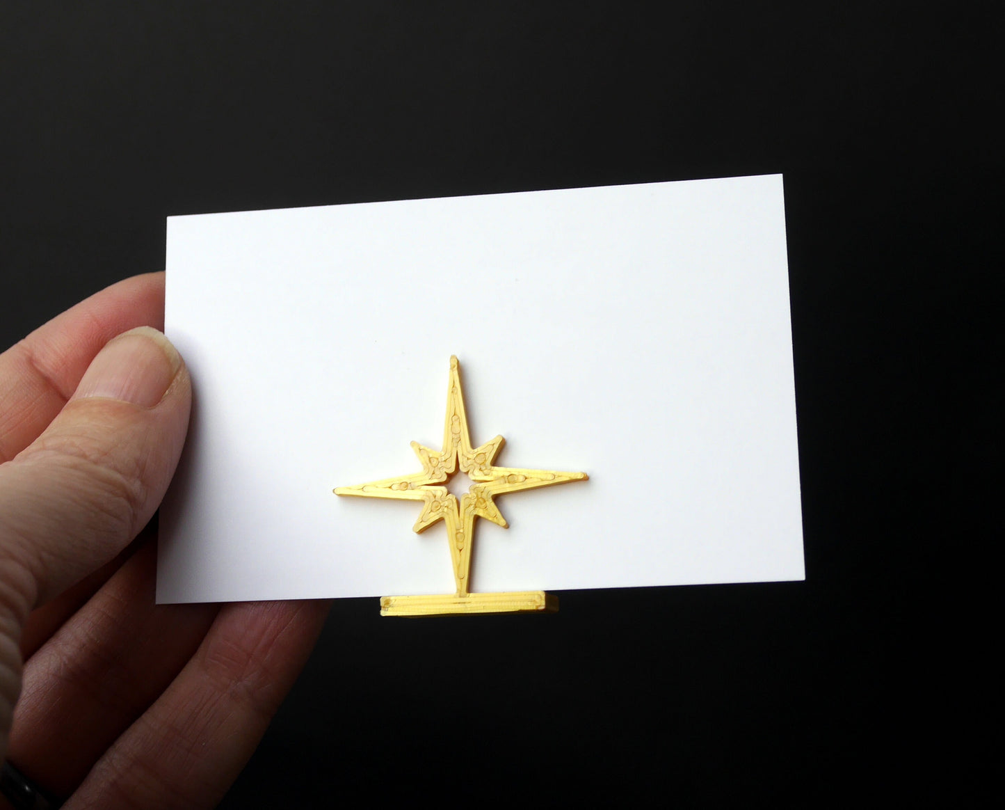 North Star Polaris Shaped Card Place Holders