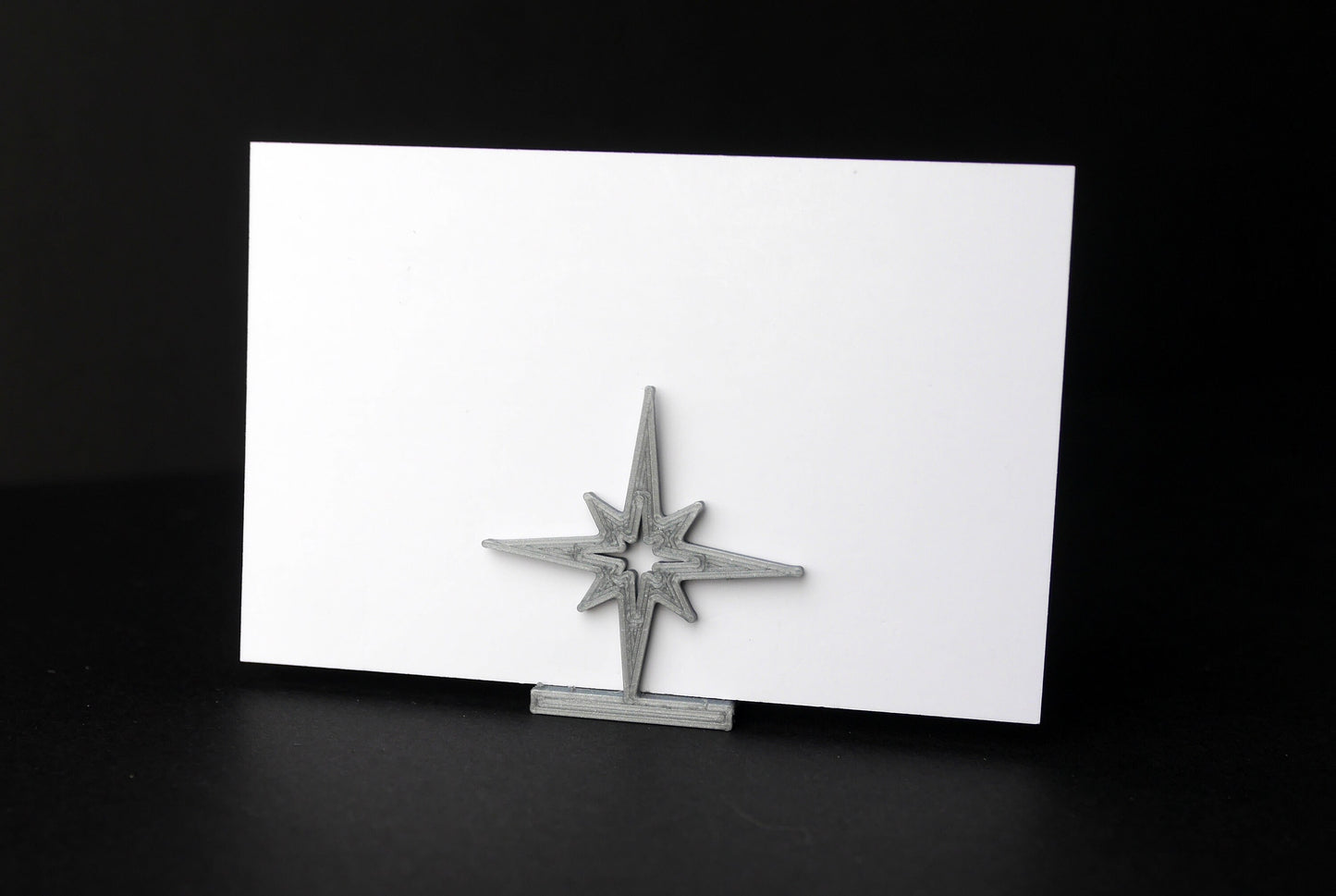North Star Polaris Shaped Card Place Holders