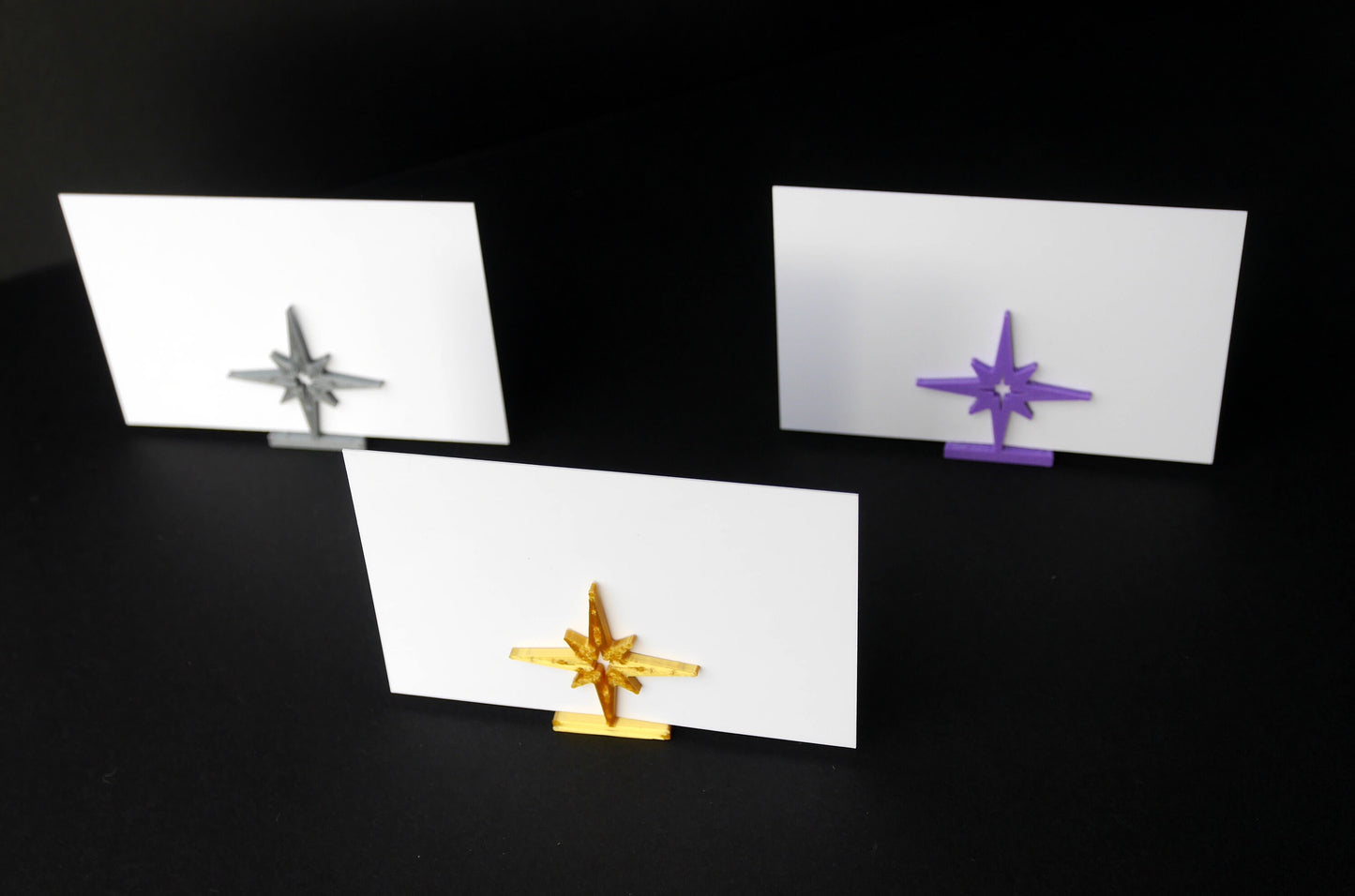 North Star Polaris Shaped Card Place Holders