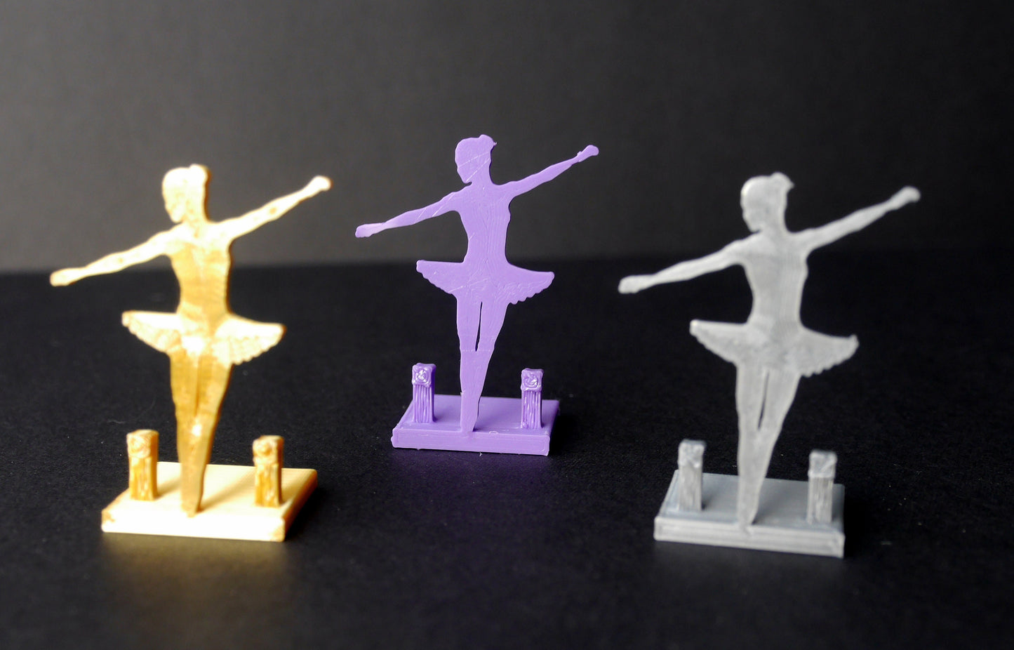 Ballerina Ballet Dancer Shaped Name Card Stands
