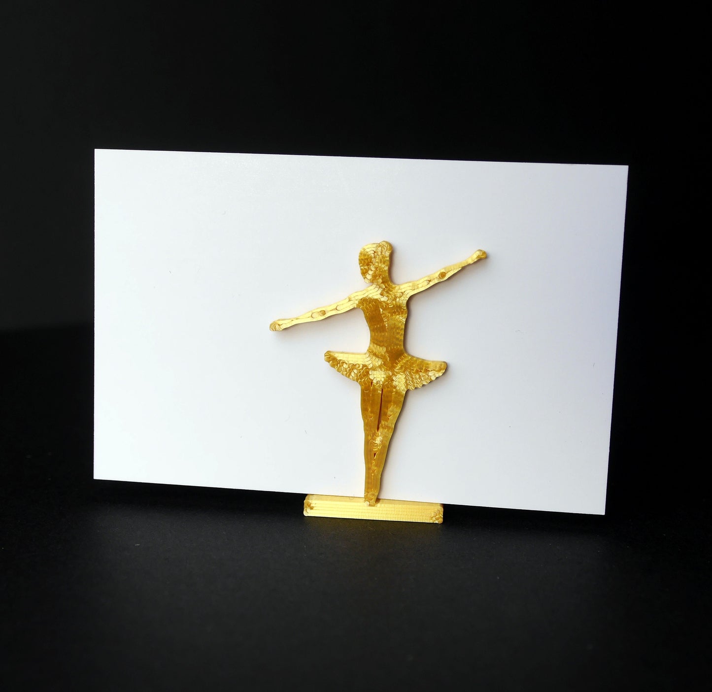 Ballerina Ballet Dancer Shaped Name Card Stands