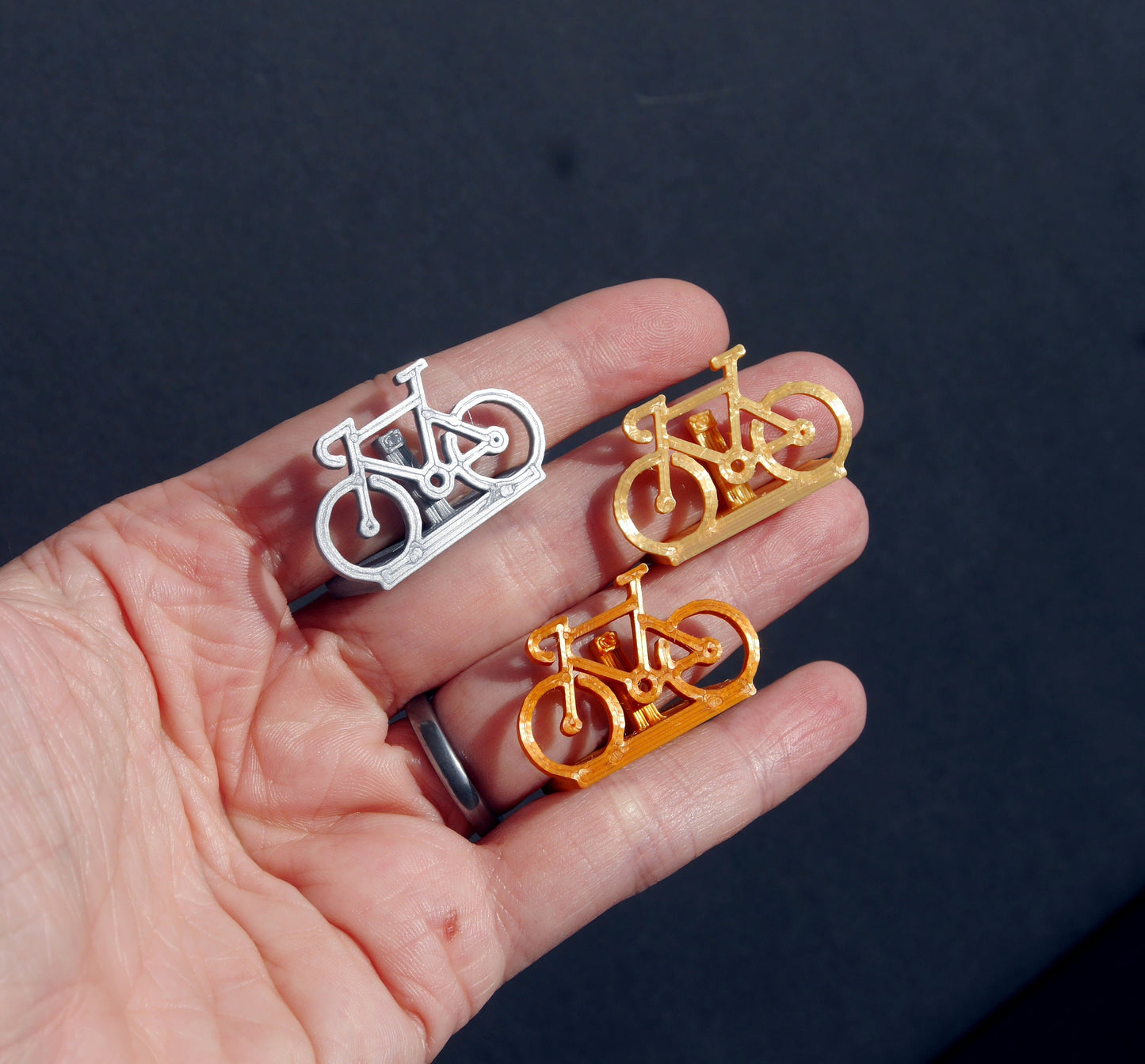 Racer Bike Shaped Wedding Name Place Card Holders
