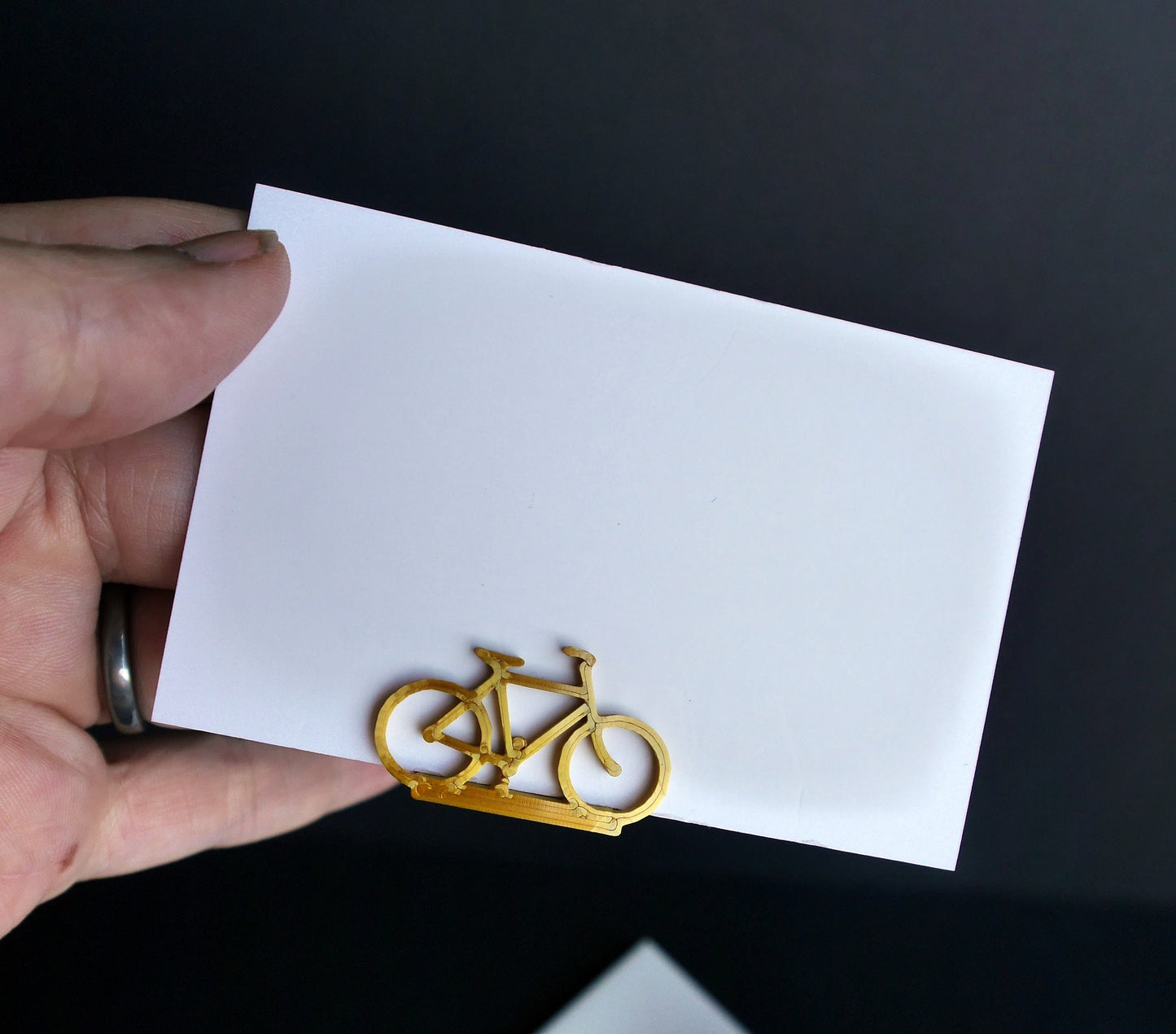 Bicycle Shaped Place Card Holders