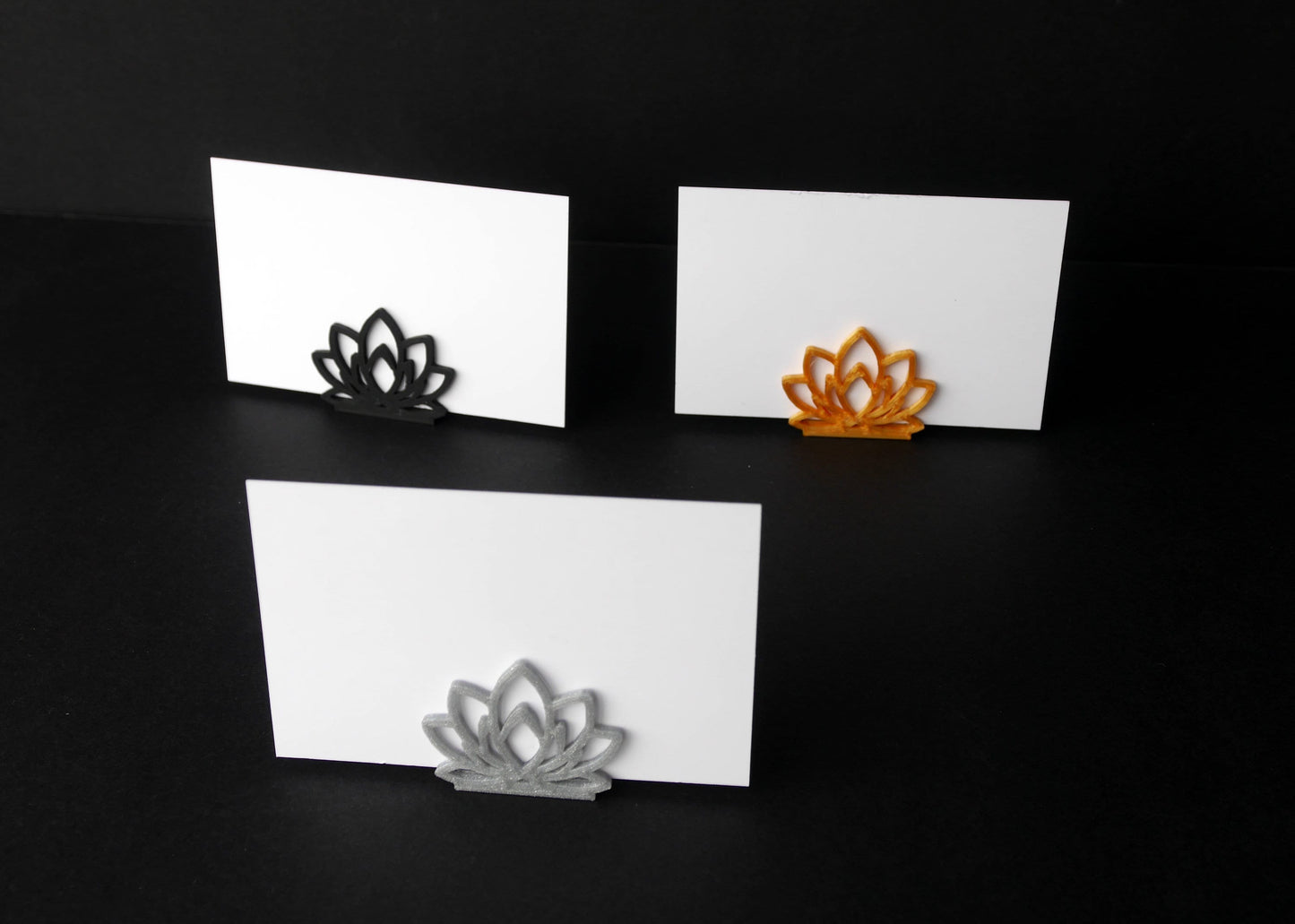 Lotus Blossom Shaped Place Card Holders
