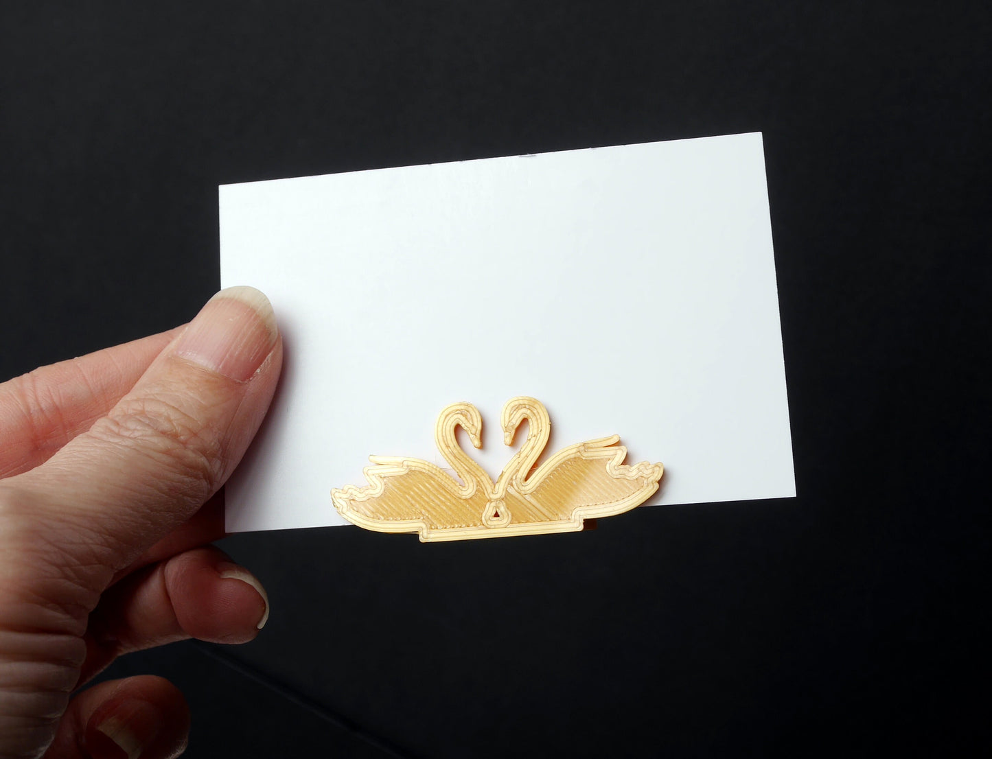 Swan Shaped Wedding Name Stands