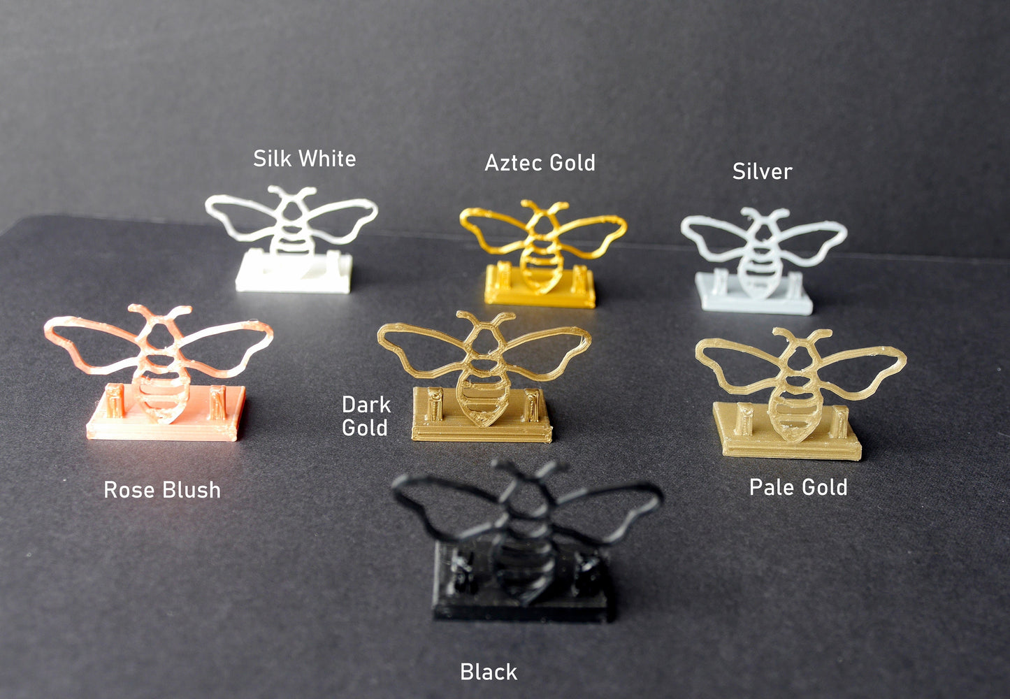 Honeybee Shaped Wedding Name Stands