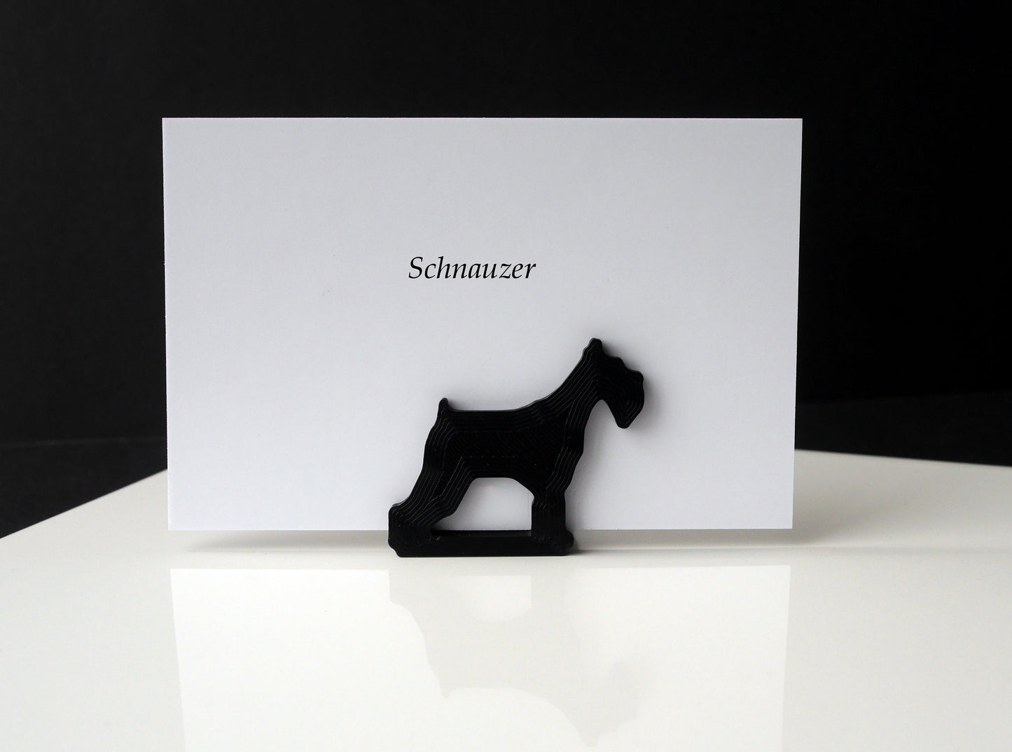 Dog Shaped Place Card Holders - Alsatian Labrador German Shepherd Schnauzer
